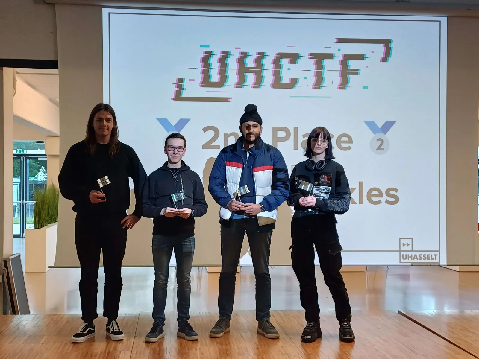 Podium photo of the UHCTF 2024 winners