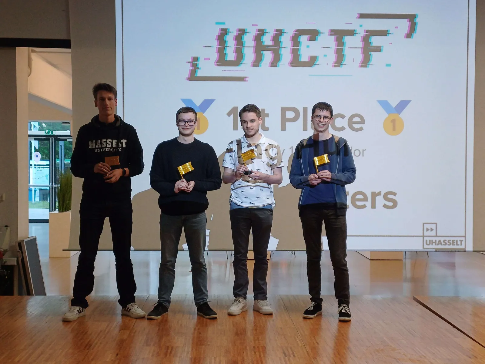 Podium photo of the UHCTF 2024 winners