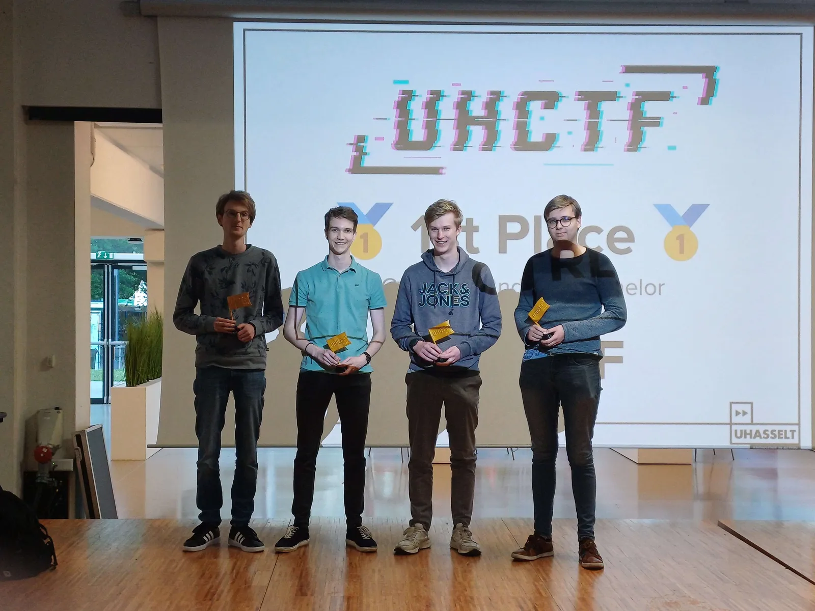 Podium photo of the UHCTF 2024 winners