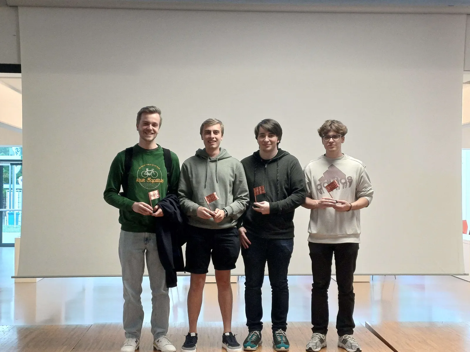 Podium photo of the UHCTF 2024 winners