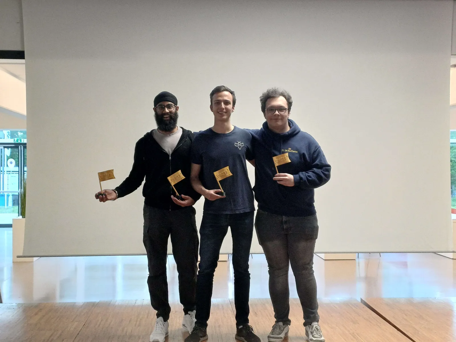 Podium photo of the UHCTF 2024 winners