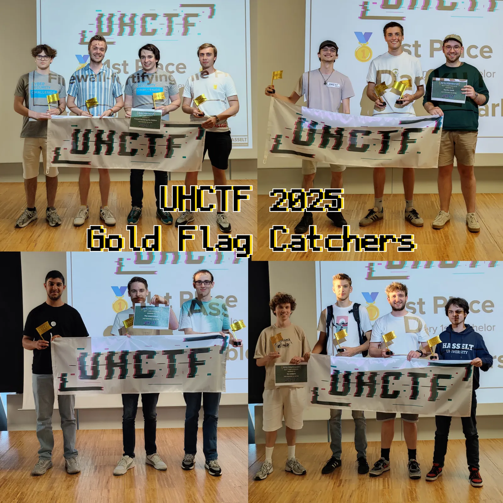 Podium photo of UHCTF 2025 winners