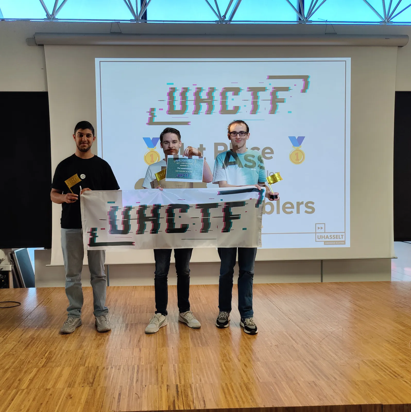 Podium photo of UHCTF 2025 winners