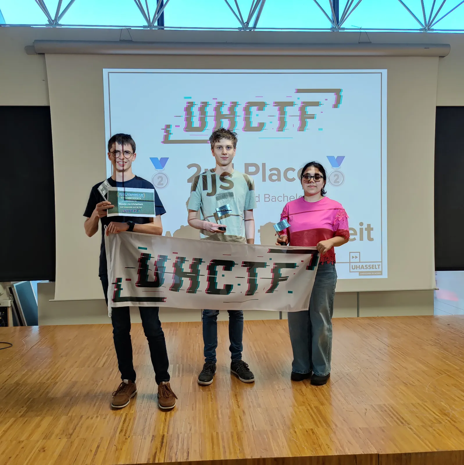Podium photo of UHCTF 2025 winners