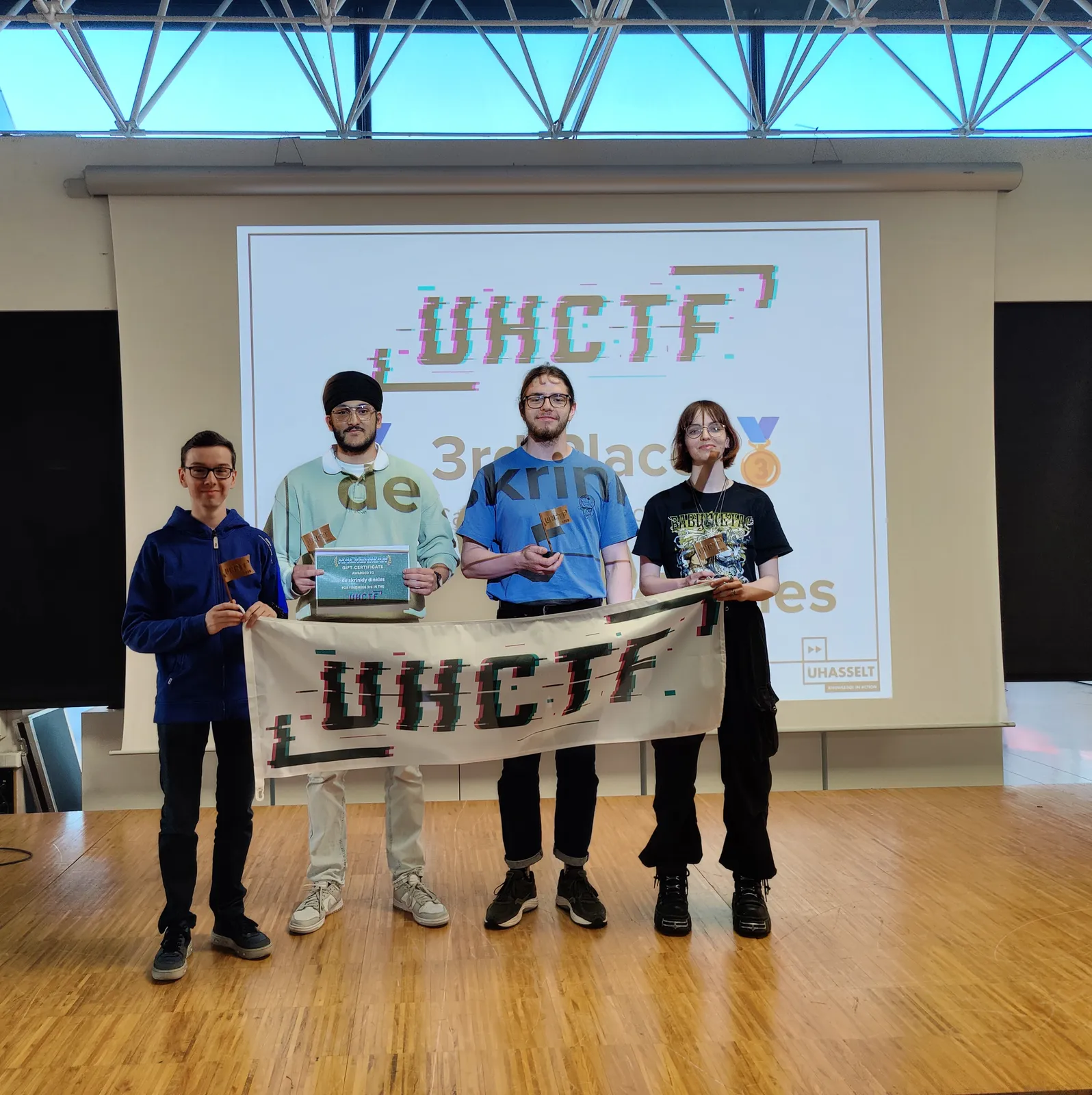 Podium photo of UHCTF 2025 winners