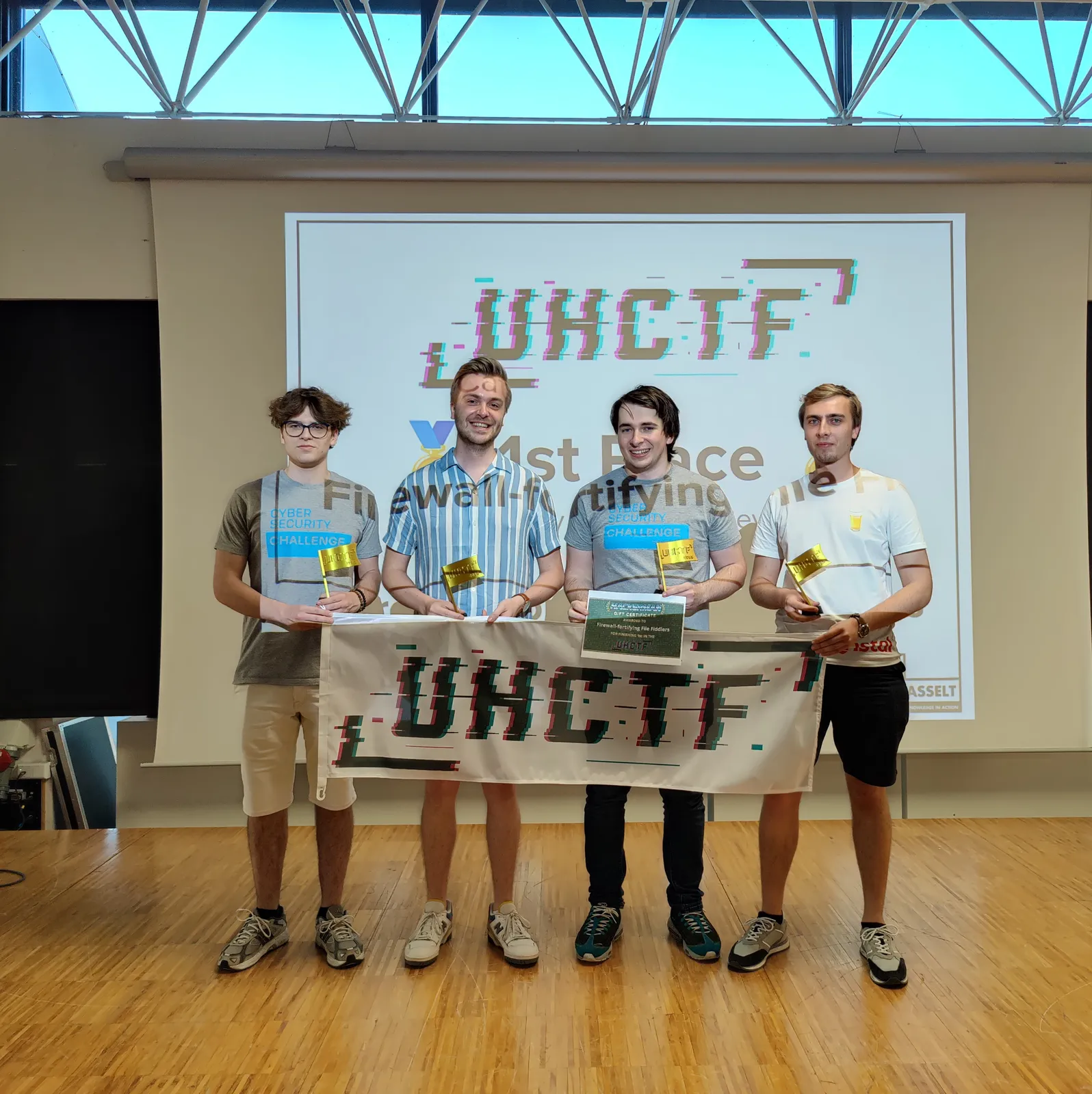 Podium photo of UHCTF 2025 winners